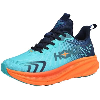 Herensportschoenen Dikke Zool Hardloopschoenen Ademend Hoge Kwaliteit Zachte Zool Buitensport Vrije Tijd Mesh Heren Hardloopschoenen 37 blauw