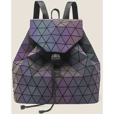 Nieuwe Geometrische Dames Holografische Schoudertas Mode Student Dames Boodschappentas