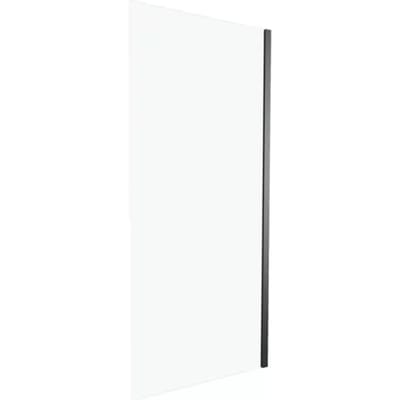 Aurlane - Zijwand Rolling 80 X 200cm - Zwart Profiel - 8 Mm Helder Glas