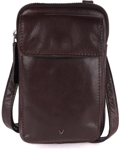 Echte Leren Kleine Crossbodytas voor Dames – Telefoontas, Trendy Casual Tas met Verstelbare Schouderriem