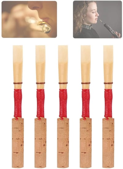 Dailygoods- Hobo Riet Medium Sterkte - 5 Stuks - Handgemaakt - Duurzaam - Geschikt voor Oboe - Lengte 72 mm