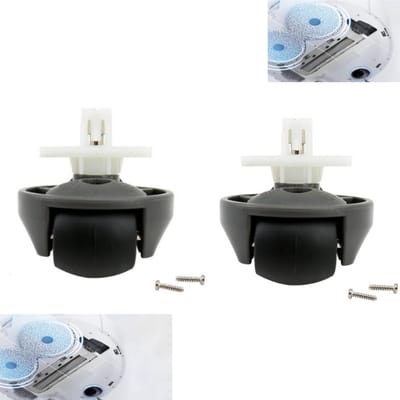 2 x stofzuigers Onderdelen - Universeel Wiel - Geschikt voor Roborock S7/S8-serie, T7S/G10/G20-serie （4.6 x 4.8CM）
