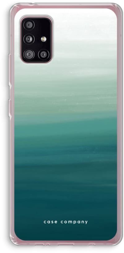 Case Company® - Hoesje geschikt voor Samsung Galaxy A51 5G hoesje - Ocean - Soft Cover Telefoonhoesje - Bescherming aan alle Kanten en Schermrand