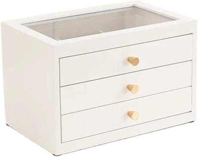 Sieradenkistje Hout - Opbergdoos Organizer - Sieraden Opbergen - Meerlaags Ontwerp - N.v.t. - N.v.t.