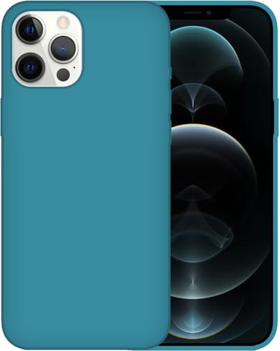 Hoesje geschikt voor iPhone 11 Pro Max - Backcover - TPU - Zeeblauw