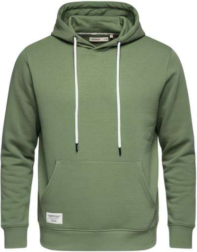 OMBRE Sweater - Regular Fit - Katoen - Lange Mouw Groen S