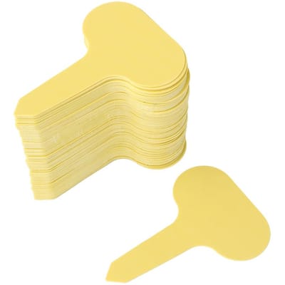 100 stuks Tuinetiketten Plastic Plant T-vormige Etiketten Markers Kwekerij Tuinetiketten Ornamenten Garder De