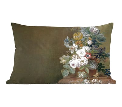 Sierkussens - Kussentjes Woonkamer - 50x30 cm - Bloemen - Eelke Jelles Eelkema - Oude meesters