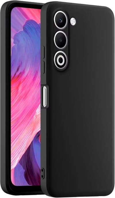 Casemania Hoesje Geschikt voor Oppo A5 5G / A5M - Zwart - Siliconen Back Cover met Camera Bescherming