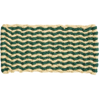 HAY Coco deurmat - dark green and white