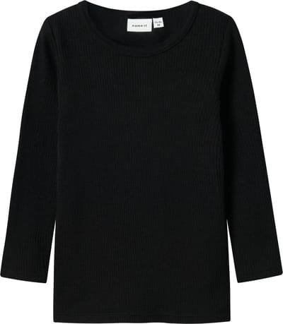 NAME IT - NMNWAX WOOL RIB LS TOP NOOS - Unisex - Lange mouwen shirts