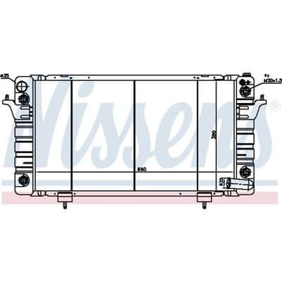 Radiator, motorkoeling NISSENS 64029