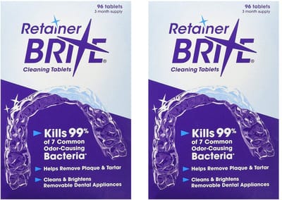 Retainer Brite Reinigingstabletten 2x96 - 192 stuks