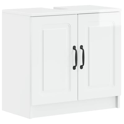 vidaXL - Wastafel - kabinet - voor - de - badkamer - UTRECHT - Hoogglans - Wit