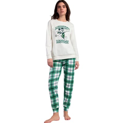 Setjes Admas Pyjama broek top lange mouwen Ski Mouse Disney