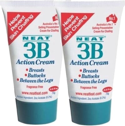 Neat Feat 3B Action bodycrème voor Benen, Billen en Borsten - 2 pak