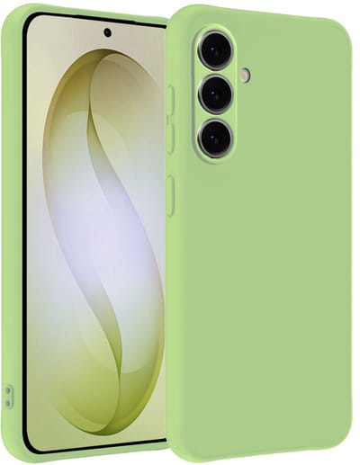 Hoesje - Geschikt voor Samsung Galaxy S26 - Sterk & Shockproof - Hoes Cover - Siliconen Case - Telefoonhoesjes - Groen