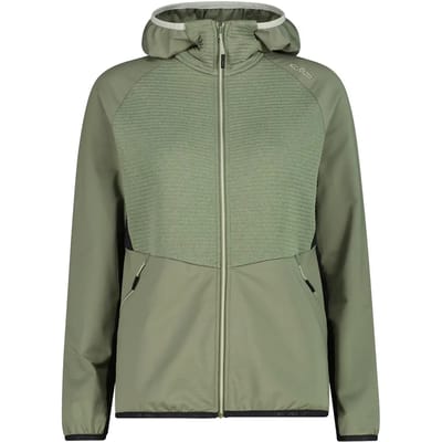 Dames hoodie met rits CMP Grid Tech