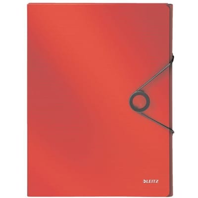 Leitz documentenmap Solid, A4, van PP, lichtrood