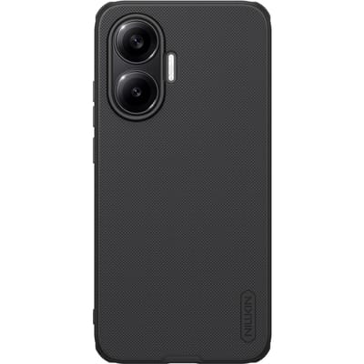 Nillkin Frosted Shield Hoesje Geschikt voor Xiaomi Poco F7 | Compatibel met MagSafe / Qi2 | Back Cover met Magneet | Zwart