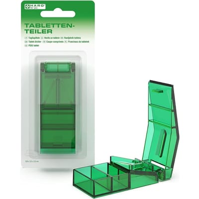 Haro Tablettensnijder met opbergvak 1 Tablettendispenser