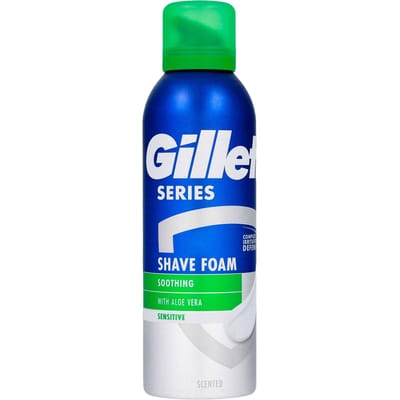 Gillette Series Mousse à Raser à l'Aloès Apaisante 200 ml