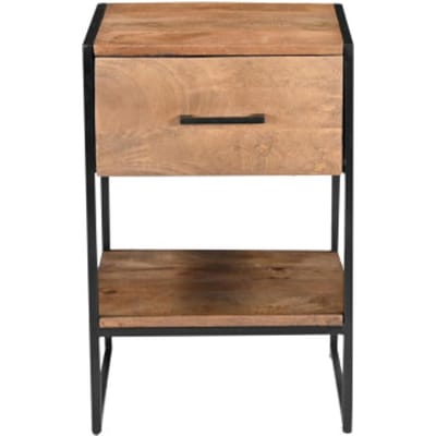 Livingfurn - Salontafel - Elin 40cm - Bruin, Zwart