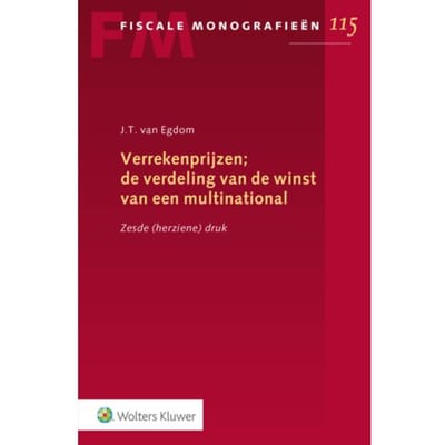 Verrekenprijzen; De Verdeling Van De Winst Van Een Multinational