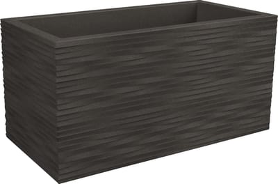Bloembak Balkonbak Elegance 80x40x40cm ANTRACIET Nicoli