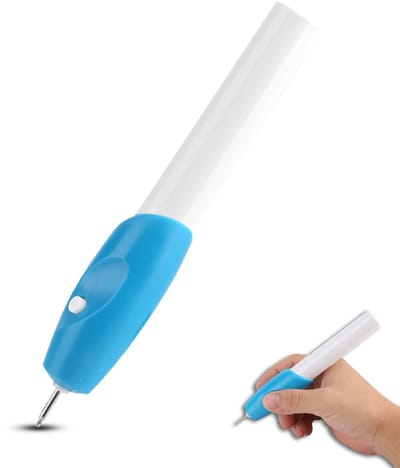 Dailygoody - Elektrische Graveerpunt - Handheld Graveerpen voor Hout en Plastic - Voor Glas en Metaal - Multifunctioneel - Precisie - Compact - Geschi...