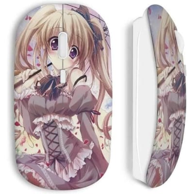 Souris sans fil kawaii girl umbrella