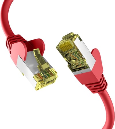 M-CAB EFB-Elektronik patch cable - 30 m - red - Rood - 30m