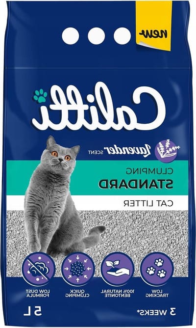 Kattenbakvulling Bentoniet - Klitvormende Vulling - Hygiënisch Huisdier - Natuurlijk Absorberend - 5 Liter - Lavendel