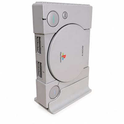 Verticale Standaard Geschikt voor Sony PlayStation 1 Classic – PS1 Console Stand – Ruimtebesparende Gaming Accessoire – Grijs
