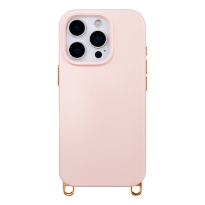 Selencia Hoesje - Geschikt voor iPhone 16 Pro Max - Rivièra geschikt voor MagSafe Backcover met afneembare haakjes - Sorbet Pink