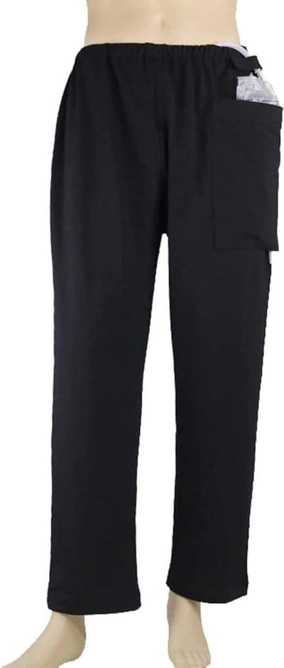 Incontinentiebroek - Zorgkleding - Urinezak Dragen - Verborgen Grote Zak - Maat XL - Zwart