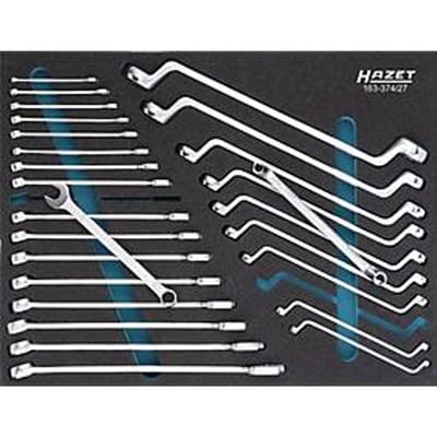 Hazet gereedschapsbak 163-374/27, 27 st, B 519 x D 392 x H 35 mm, schuimstof