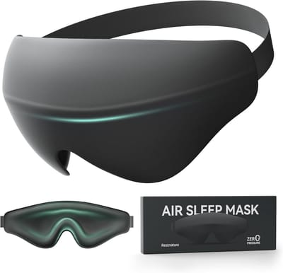 3D Slaapmasker voor Volwassenen - Lichtdicht, Ademend en Verstelbaar Reismasker