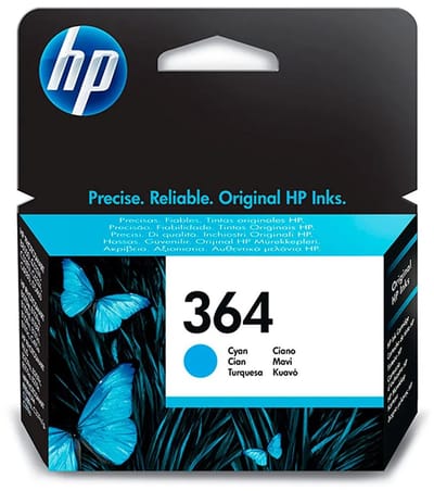 HP Inktcartridge 364 (CB318EE) Cyaan