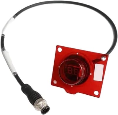 Roltrap Indicator - Onderdeel Weergave - Bedrijfsindicatie Onderhoud - Specifiek Model - One Size - Zwart