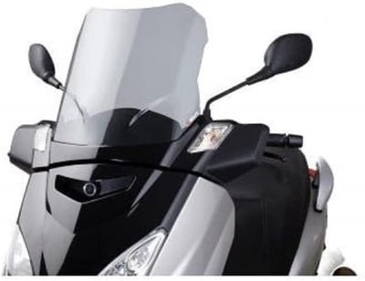 Motor Voorruit Touring - Windscherm Scooter - Verbeter Aerodynamica - V-Tech Ontwerp - 50.4 x 47.9 cm - Transparant