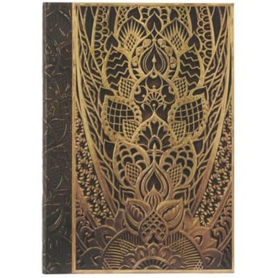 paperblanks cahier, new york deco the chanin rise, hardcover, formaat midi 13 x 18 cm,