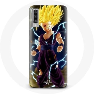 Coque samsung galaxy A70 Dragon ball z Super SSJ2 Gohan