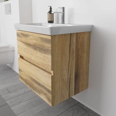 Megabad Profi Collection Lodge vanity unit 61.2 cm with 2 drawers for washbasin Villeroy & Boch Avento HMW7056003KEIAV065