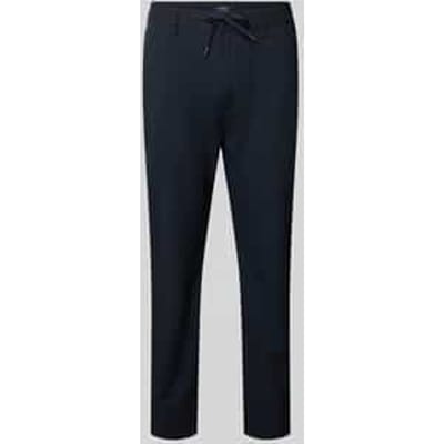 Stoffen broek met elastische band en tunnelkoord