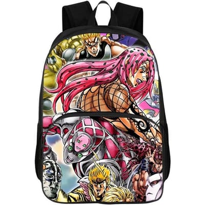 JoJo's Bizarre Adventure Rugzak Schoolrugzak Tas Bedrukking Schooltas Rugzak Student Rugzak Tas voor Jongens Meisjes Beste Cadeau