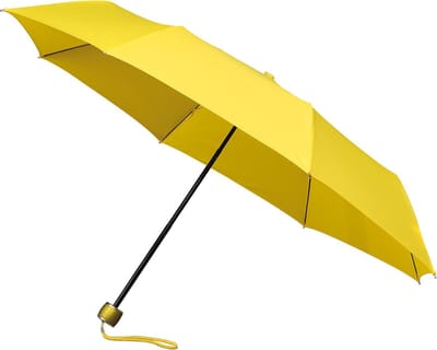 miniMAX Windproof Paraplu - 100 cm - Opvouwbaar - Handopening - Geel