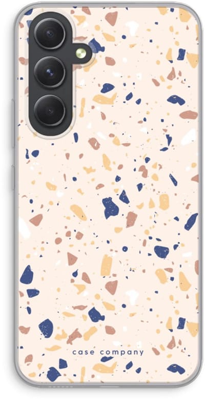 Case Company® - Hoesje geschikt voor Samsung Galaxy A54 hoesje - Terrazzo N°23 - Soft Cover Telefoonhoesje - Bescherming aan alle Kanten en Schermrand