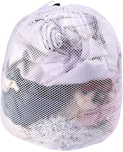 Dailygoods- Waszak 50x60cm - Waszakken voor Wasgoed - Machinewasbaar - Polyester - Lichtgewicht - Duurzaam en Herbruikbaar - Wasnet