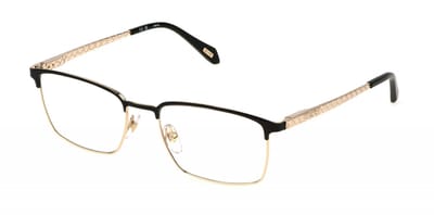 Just Cavalli VJC058 Oro rose' luc.c/parti nero luc 55/18/145 MAN Brilmonturen